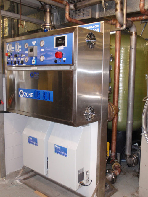 Ozone laundry systems